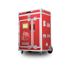 Saddle box "Superior Rider" - Cherry Red