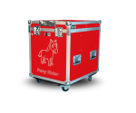 Saddle box "Pony Rider" - Cherry Red