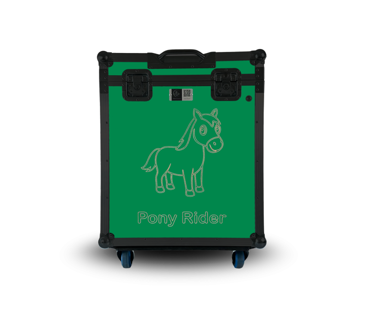 Paka jeździecka Pony Rider - Leśna zieleń | Cavlux; Saddle box Pony Rider - Forest Green | Cavlux; Sattelschrank Pony Rider - Waldgrün | Cavlux