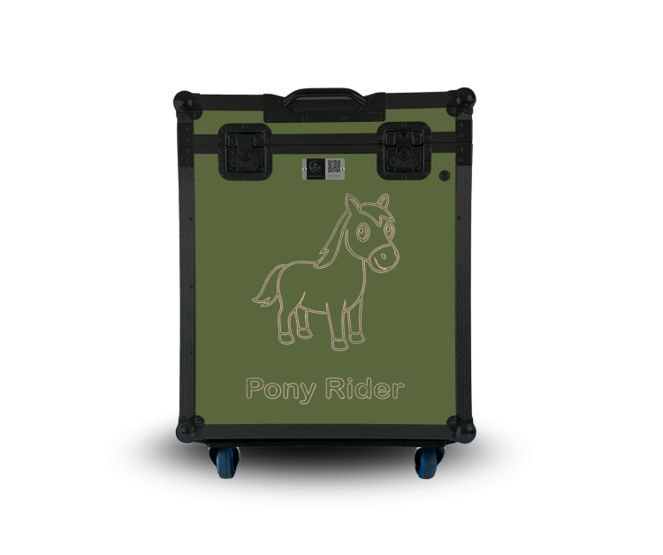 Paka jeździecka Pony Rider - Ciepła oliwka | Cavlux; Saddle box Pony Rider - Olive Dream | Cavlux; Sattelschrank Pony Rider - Warme Olive | Cavlux