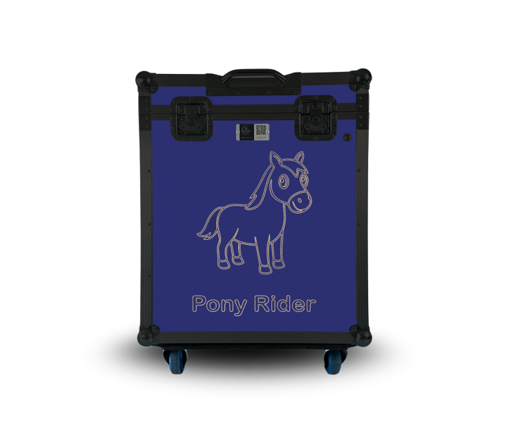 Paka jeździecka Pony Rider - Jagodowy fiolet | Cavlux; Saddle box Pony Rider - Berry Purple | Cavlux; Sattelschrank Pony Rider - Beerenviolett | Cavlux