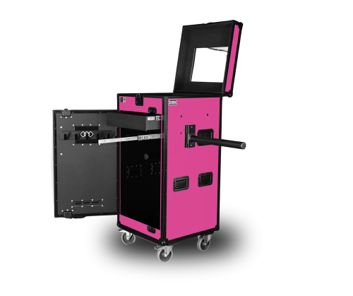 Paka jeździecka Junior Rider - Radosny róż | Cavlux; Saddle box Junior Rider  - Pink Blossom | Cavlux; Sattelschrank Junior Rider  - Rosenrosa | Cavlux